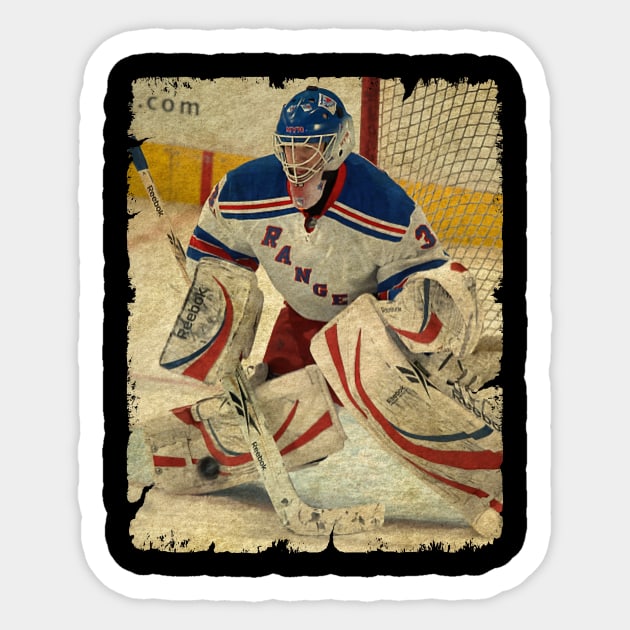Alex Auld, 2009 in New York Rangers (3 GP) Sticker by Momogi Project